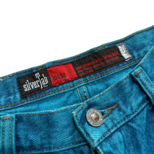 画像をギャラリービューアに読み込む, Levi&#39;s silverTab リーバイスシルバータブ カラーデニムショートパンツ Loose MADE IN USA アメリカ製 古着 サイズ34 ブルー 14729
