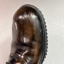 Load image into Gallery viewer, Maison Margiela メゾンマルジェラ Numbers Embossed Lace Up Derby レザーシューズ 43 ブラウン 15693

