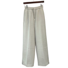 Load image into Gallery viewer, ENFOLD エンフォルド 23SS MANNISH ELASTIC-TROUSERS ワイドスラックスパンツ 300GS231-0010 38 グレー 14811
