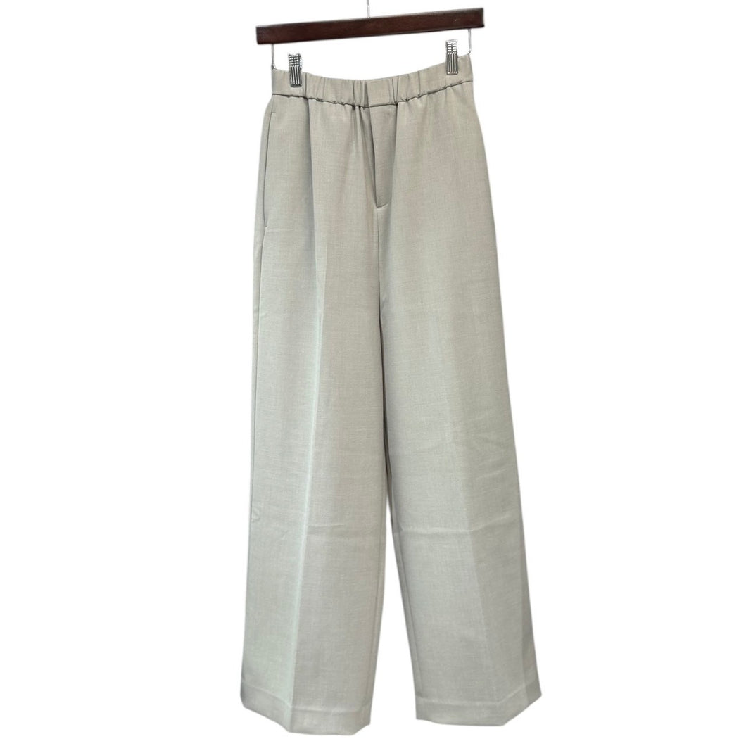 ENFOLD エンフォルド 23SS MANNISH ELASTIC-TROUSERS ワイドスラックスパンツ 300GS231-0010 38 グレー 14811