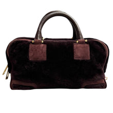 画像をギャラリービューアに読み込む, LOEWE ロエベ Amazona アマソナ28 ムートンレザーハンドバッグ 14372
