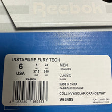 将图片加载到图库查看器，Reebok リーボック INSTA PUMP FURY TECH インスタポンプフューリー V63499
