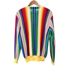 画像をギャラリービューアに読み込む, FANNI LEMMERMAYER for ANATOMICA ファニレママイヤー アナトミカ 2PLY RAINBOW STRIPE CARDIGAN アルパカレインボーストライプカーディガン 15654
