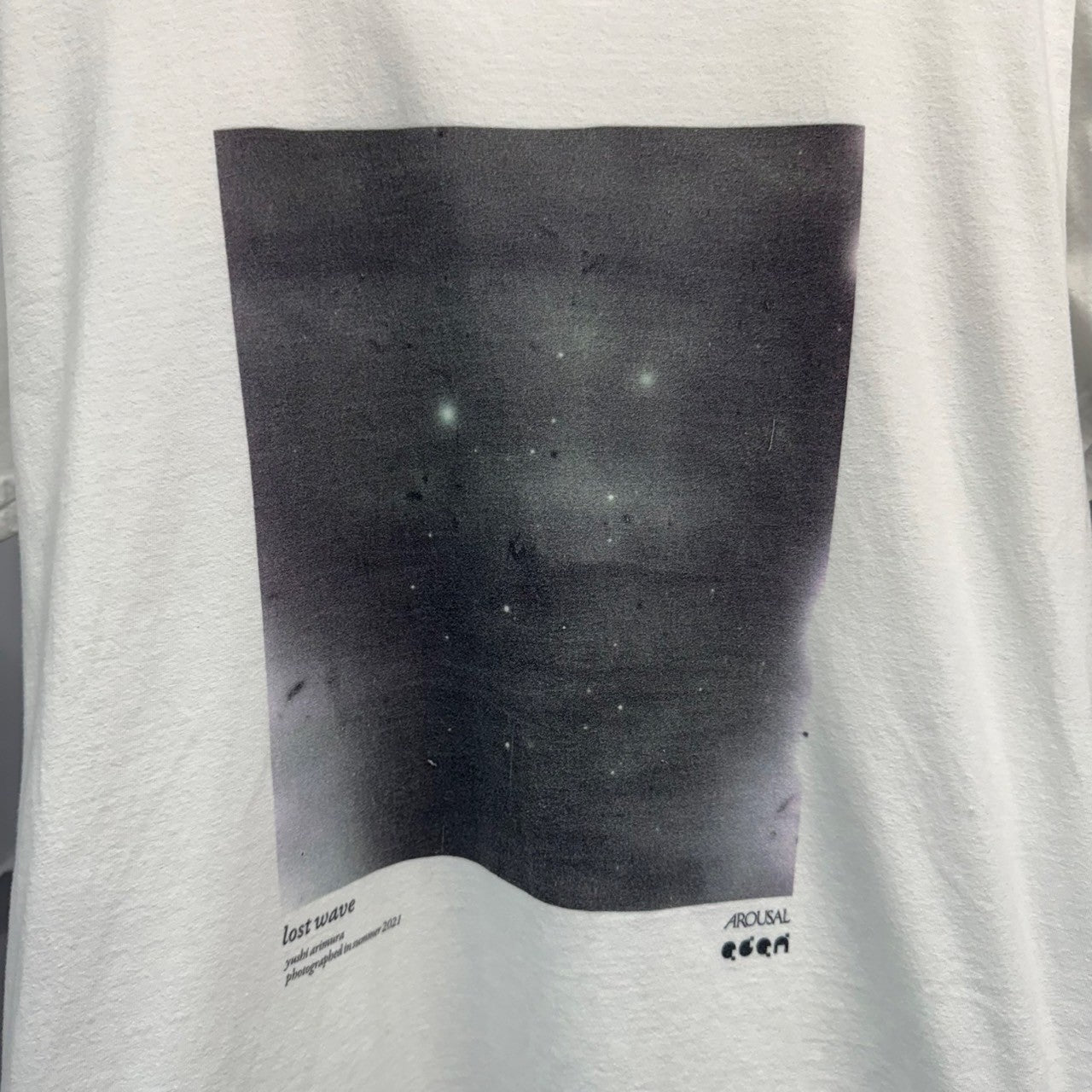 画像をギャラリービューアに読み込む, AROUSAL アローサル 有村勇史 Lost Wave フォトプリントTシャツ 13787