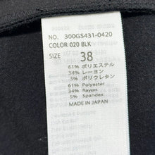 画像をギャラリービューアに読み込む, ENFOLD エンフォルド 23SS HIGH-WAIST WIDE PANTS ダブルクロスハイウエストワイドパンツ 300GS431-0420 38 ブラック 15549
