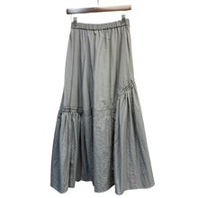画像をギャラリービューアに読み込む, nagonstans ナゴンスタンス 23SS asymmetry drawstring skirt アシンメトリースカート 470GS431-0360 M グレー 14699

