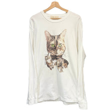 이미지를 갤러리 뷰어에 로드 , 77circa ナナナナサーカ o by o 猫プリントカットソー ホワイト  14329
