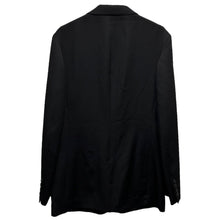 이미지를 갤러리 뷰어에 로드 , Yohji Yamamoto POUR HOMME ヨウジヤマモトプールオム 24SS DUAL FABRIC GABARDINE PEAK LAPEL JACKET ウールギャバジンジャケット HS-J32-100
