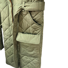 Load image into Gallery viewer, 8IGB community clothing エイトアイジービー コーデュロイ切替キルティングコート M カーキ 15571
