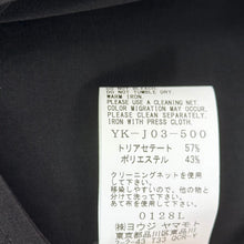 画像をギャラリービューアに読み込む, Y's ワイズ 26SS TA/PE CREPE DE CHINE LEFT SIDE CLOTH JACKET デザインジャケット YK-J03-500 2 ブラック 15336

