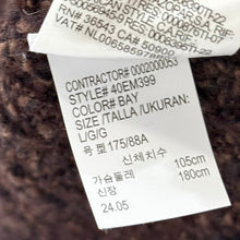 画像をギャラリービューアに読み込む, Calvin Klein Studio カルバンクラインスタジオ オーバーサイズVネックニット L 40EM399 ブラウン 15579
