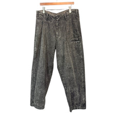 画像をギャラリービューアに読み込む, Y's for men ワイズフォーメン 24AW BLEACHING DENIM PANTS WITH SIDE TUCK ブリーチデニムパンツ MO-P35-018 2 ブラック 15271
