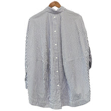 이미지를 갤러리 뷰어에 로드 , ENFOLD エンフォルド 25SS CIRCLE SHIRT ストライプサークルシャツ 300IS230-0601 38 ブルー 14716
