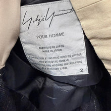 이미지를 갤러리 뷰어에 로드 , Yohji Yamamoto POUR HOMME ヨウジヤマモトプールオム 11AW ダブルブレストストライプジレ HP-V10-122 2 ブラック 15277
