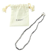 画像をギャラリービューアに読み込む, R.ALAGAN ララガン SMALL TUBE CRYSTAL NECKLACE スモールチューブクリスタルネックレス シルバー F 15709
