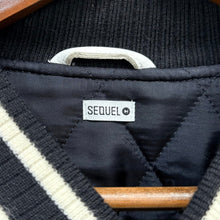이미지를 갤러리 뷰어에 로드 , SEQUEL シークエル 22AW VARSITY JACKET スタジャン SQ-22AW-JK-06 XL ブラック 15573

