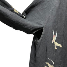 Lade das Bild in den Galerie-Viewer, Yohji Yamamoto POUR HOMME ヨウジヤマモトプールオム 24SS ANGEL PATTERN DOUBLE FRONT JACKET 天使プリントレーヨンリネンジャケット HS-J50-509
