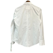 Lade das Bild in den Galerie-Viewer, power of the WHITE yohji yamamoto パワーオブザホワイトヨウジヤマモト P・100/2 BROAD RUFFLE DETAIL SHIRT ラッフルシャツ PT-B03-001 1 ホワイト 15806
