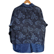 将图片加载到图库查看器，TOGA VIRILIS トーガビリリース 24SS Paisley jacquard shirt ペイズリー柄ジャガードシャツ TV241-FJ325 46 ブルー 15309
