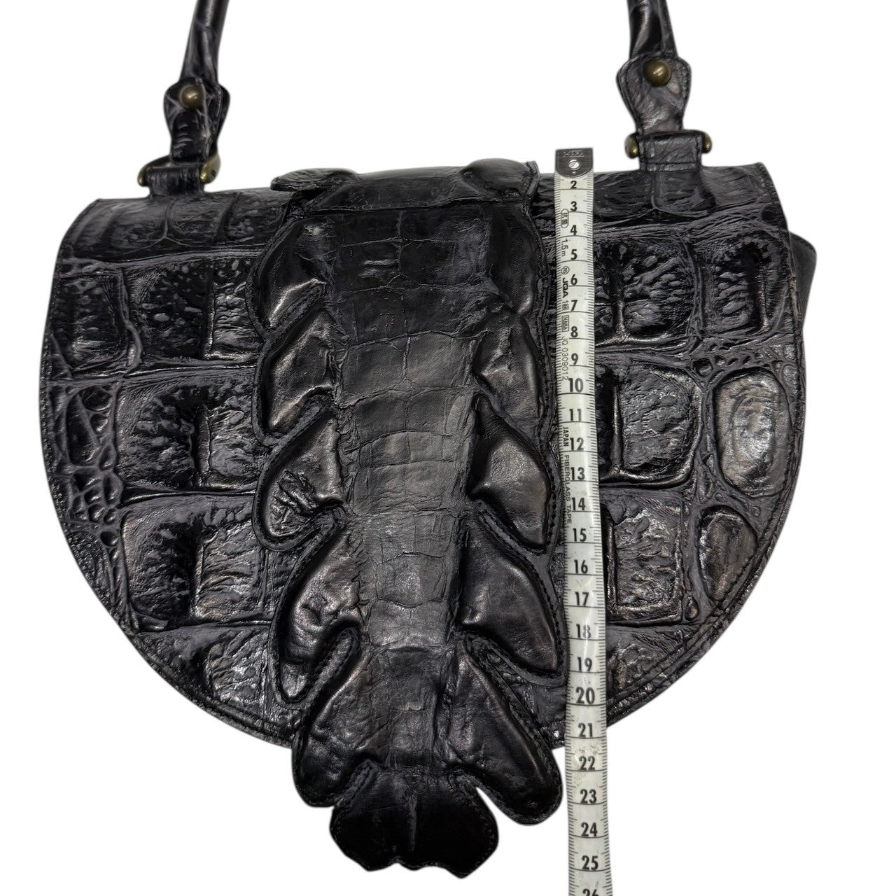 MAISON MARGIELA ★ ロゴ レザー ハンドバッグ / マルチ MM6 Maison Margiela Japanese レザーハンドバッグ | ブラック