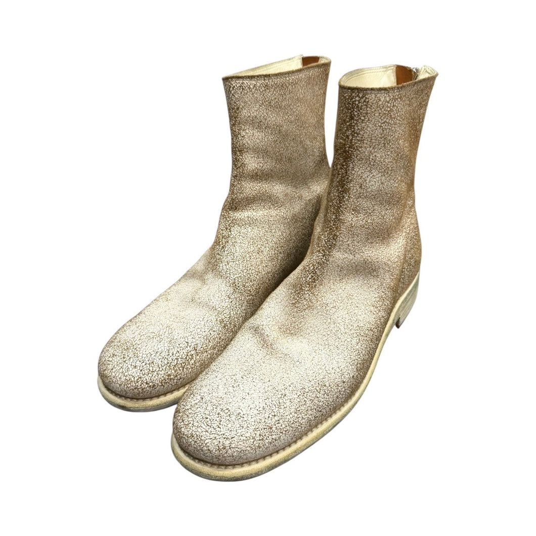 GUIDI グイディ 986 RU1 バックジップレザーブーツ 41 ホワイト 14778