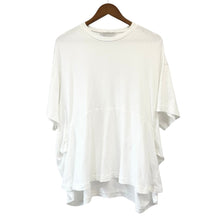 Load image into Gallery viewer, ENFOLD エンフォルド 22SS ハイトソフト天竺立体デザインTシャツ 300FS480-2520 38 ホワイト 14555
