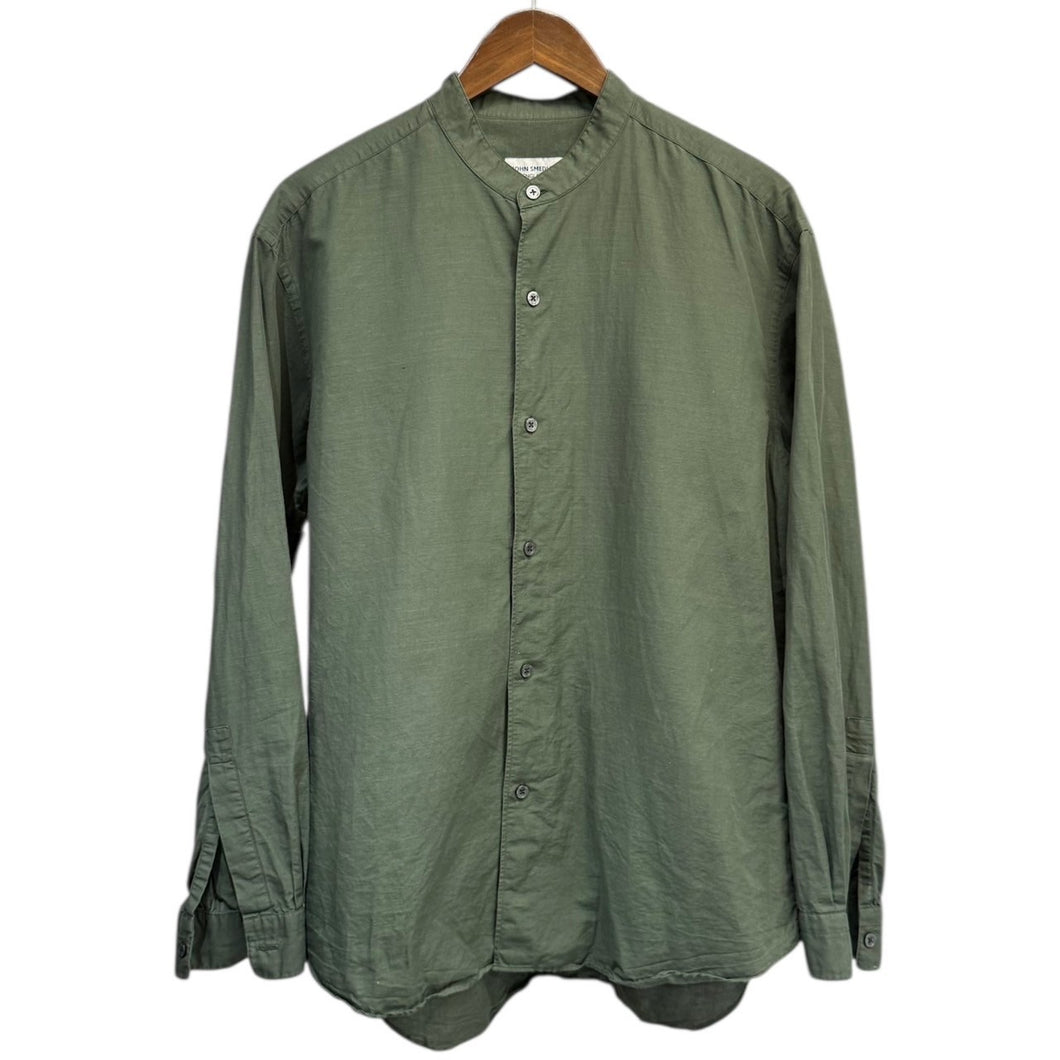 JOHN SMEDLEY ジョンスメドレー コットンリネンバンドカラーシャツ A2746FB 274 14505
