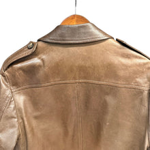 Load image into Gallery viewer, Maison Martin Margiela メゾンマルタンマルジェラ 10AW REPLICA aviators jacket レプリカ アビエーターレザージャケット S30AM0150 46 ブラウン 15351
