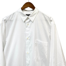将图片加载到图库查看器，COMME des GARCONS HOMME PLUS コムデギャルソンオムプリュス 25SS Panelled Flap Long Sleeve Shirt ポケットデザインオーバーサイズコットンブロードシャツ 14439

