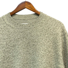 画像をギャラリービューアに読み込む, Maison Margiela メゾンマルジェラ 25SS シェットランドウールコットンピリングニットセーター S50HL0033 XS グリーン 15106
