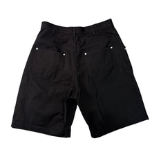 이미지를 갤러리 뷰어에 로드 , COMME des GARCONS HOMME コムデギャルソンオム 26SS コットンオックスタックショートパンツ HQ-P028-051 L ブラック 15569
