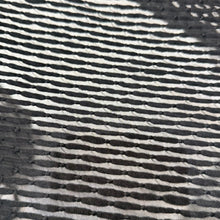 画像をギャラリービューアに読み込む, GIORGIO ARMANI ジョルジオアルマーニ シルク混フリンジロングストール F ブラック 15129
