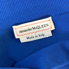画像をギャラリービューアに読み込む, Alexander McQueen アレキサンダーマックイーン オフショルダーニットトップス Tシャツ 669510 M ブルー 14959
