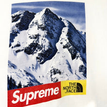 画像をギャラリービューアに読み込む, Supreme×THE NORTH FACE シュプリーム ザノースフェイス 17AW Mountain Tee プリントTシャツ NT81702I 14083
