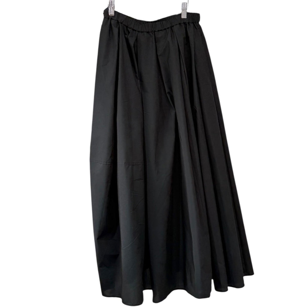 nagonstans ナゴンスタンス 23SS asymmetry elastic tack skirt タイプライターアシンメトリーゴムタックスカート 470GS931-0970 M ブラック 14536
