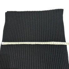 Load image into Gallery viewer, Maison Martin Margiela メゾンマルタンマルジェラ 14AW ウールリブデザインロングマフラー F ブラック 14723
