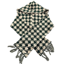 이미지를 갤러리 뷰어에 로드 , BOTT ボット 24AW HOUNDSTOOTH HOODED SCARF ハウンドトゥースフーデットスカーフ マフラー F ナチュラル 15426
