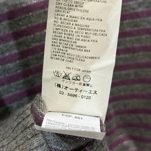 Load image into Gallery viewer, Weekend Max Mara ウィークエンドマックスマーラ リボンデザイン装飾カシミヤノーカラーボーダーカーディガン 14463
