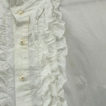 Lade das Bild in den Galerie-Viewer, ha za ma ハザマ 19SS 見えないものを見ようとして見上げた夜空のシャツドレス ホワイト 15440
