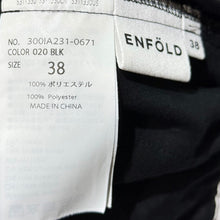 将图片加载到图库查看器，ENFOLD エンフォルド 25AW TACK-HEM PANTS タックヘムパンツ 300IA231-0671 38 ブラック 15552
