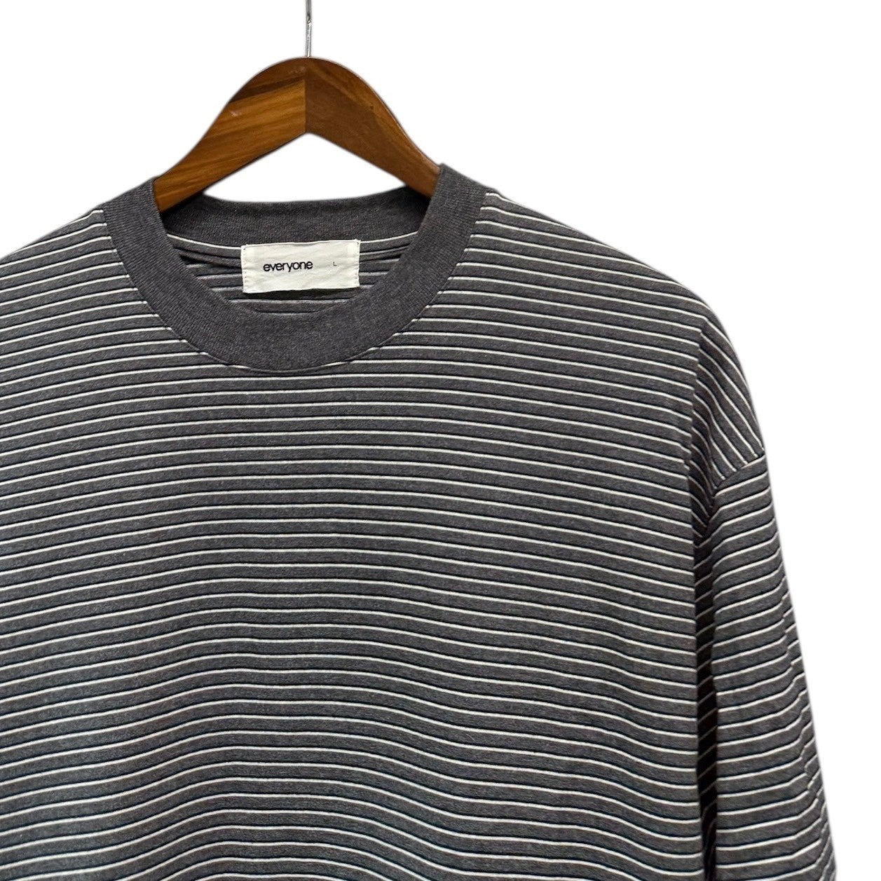 t*n様 everyone border long sleeve tee shi everyone border long sleeve tee shirt トップス everyone border