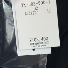 画像をギャラリービューアに読み込む, Y's ワイズ 26SS TA/PE CREPE DE CHINE LEFT SIDE CLOTH JACKET デザインジャケット YK-J03-500 2 ブラック 15336
