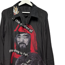 画像をギャラリービューアに読み込む, Yohji Yamamoto POUR HOMME ヨウジヤマモトプールオム 24SS DOG AND ELDERLY PERSON SHIRT プリントシルクシャツ HS-B33-418
