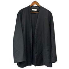 画像をギャラリービューアに読み込む, marka マーカ 23AW LAPELLESS SHIRT JACKET ラペルレスシャツジャケット M23A-09JK01C 2 ブラック 15292
