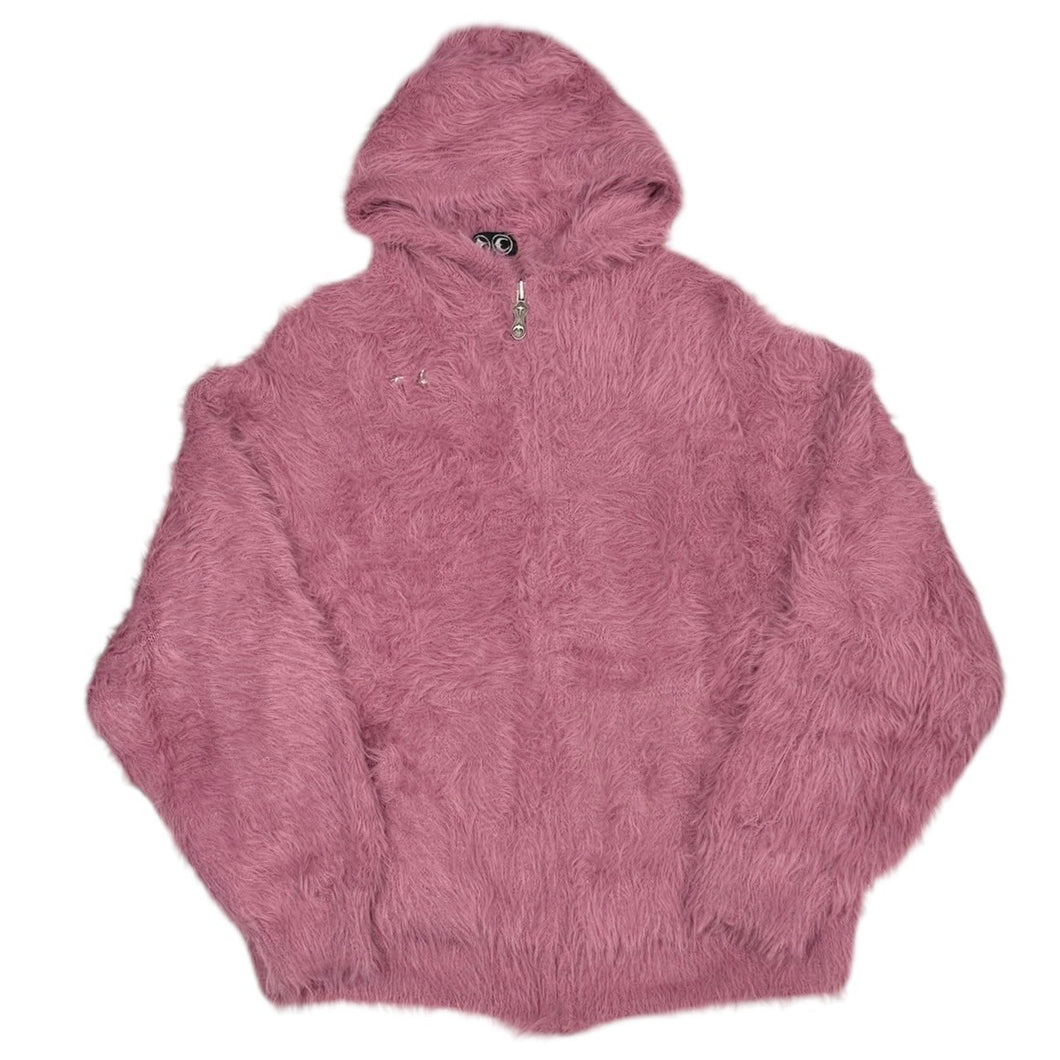 THUG CLUB サグクラブ 24AW ZIP KNIT シャギーファージップアップパーカー TC24KN1002 14298