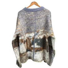 将图片加载到图库查看器，SHINYAKOZUKA シンヤコズカ 24AW GAUGUIN オーバーサイズシャギーニット 2402SK101 M ブルー 15080
