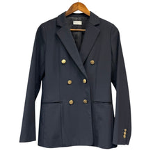 将图片加载到图库查看器，Deuxieme Classe ドゥーズィエムクラス 17AW HIGHTWIST JACKET ダブルブレストテーラードジャケット 金ボタンジャケット 38 ネイビー 15732
