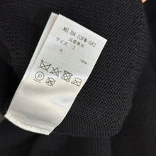 画像をギャラリービューアに読み込む, BATONER バトナー 23AW SIGNATURE AGING WOOL CREW NECK ウールニットセーター BN-23FM-043 3 ブラック 14859
