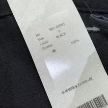 Load image into Gallery viewer, COMOLI コモリ 20SS ダンガリージャケット パンツ セットアップ R01-01007 R01-03005 ブラック 14970
