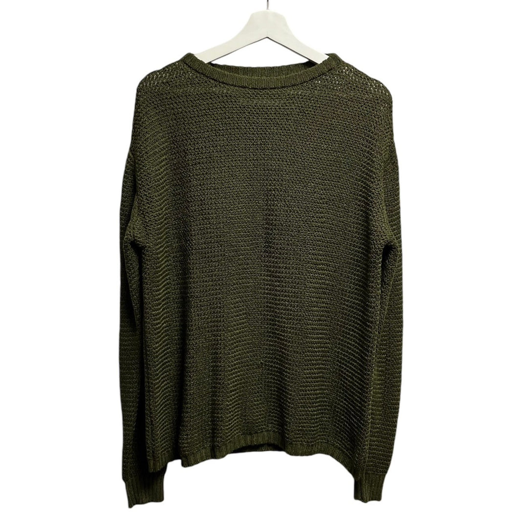 walenode ウェルノード 21SS linen tape basque sweater リネンテープバスクニットセーター WN21-10SS099-KW